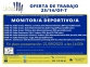 OFERTA DE EMPLEO TEMPORAL 23/14/OF-T MONITORE/AS DEPORTIVO/AS