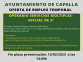 OFERTA DE EMPLEO OPERARIO SERVS. MULTIPLES AYTO. CAPELLA